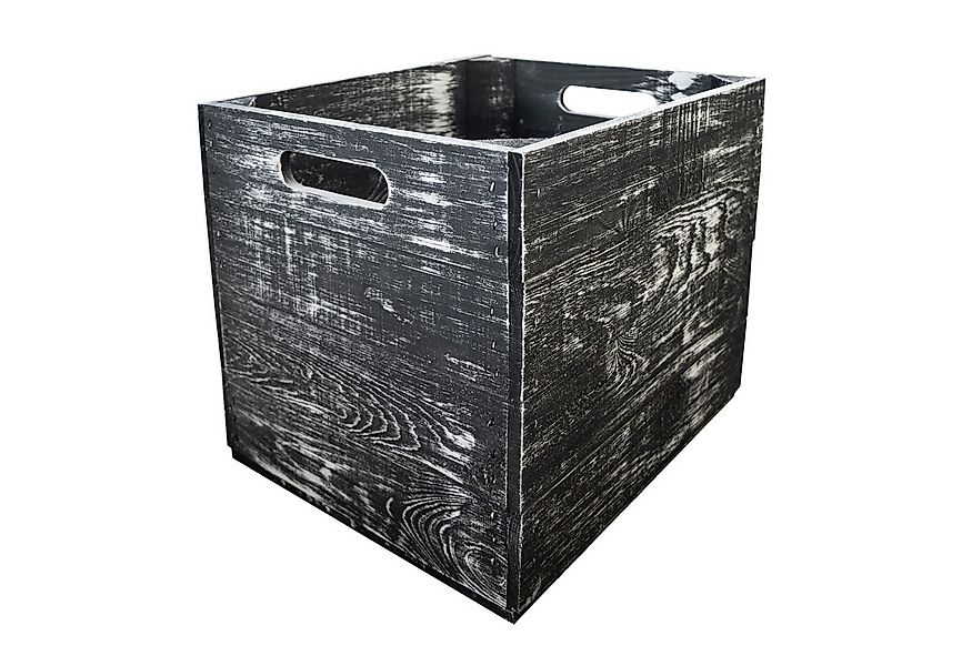 Kistenkolli Altes Land Allzweckkiste Holzkiste Regalkiste Shabby schwarz pa günstig online kaufen