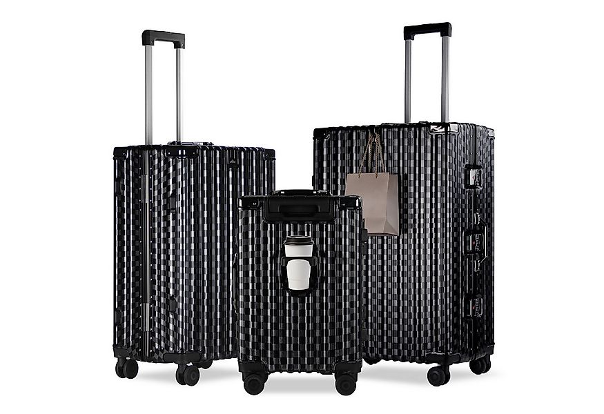 HOMELUX Trolleyset Trolley Größe M, L, XL Reisekoffer Alu-Rahmen ABS & TSA günstig online kaufen