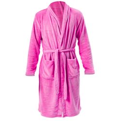i@home Unisex-Bademantel Bademantel aus Korallenfleece Plüsch günstig online kaufen