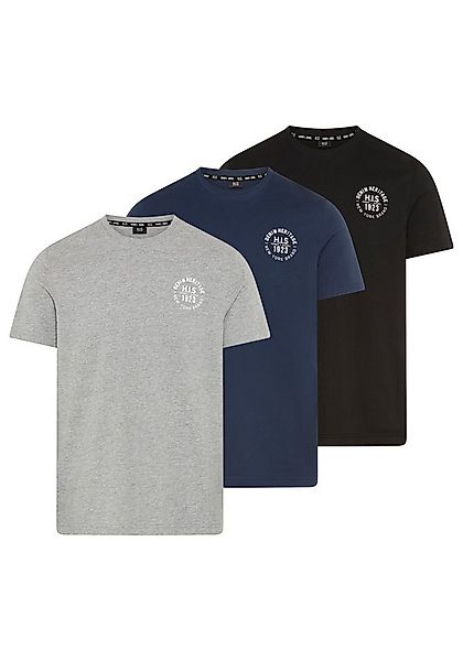 H.I.S T-Shirt (Packung, 3-tlg., 3er-Pack) schmal geschnitten, bedrucktes De günstig online kaufen