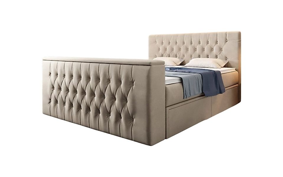 Luxusbetten24 Boxspringbett Vulnero, mit TV Lift günstig online kaufen