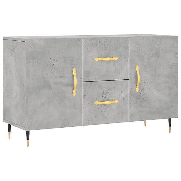 vidaXL Sideboard Betongrau 100x36x60 cm Holzwerkstoff 828152 günstig online kaufen