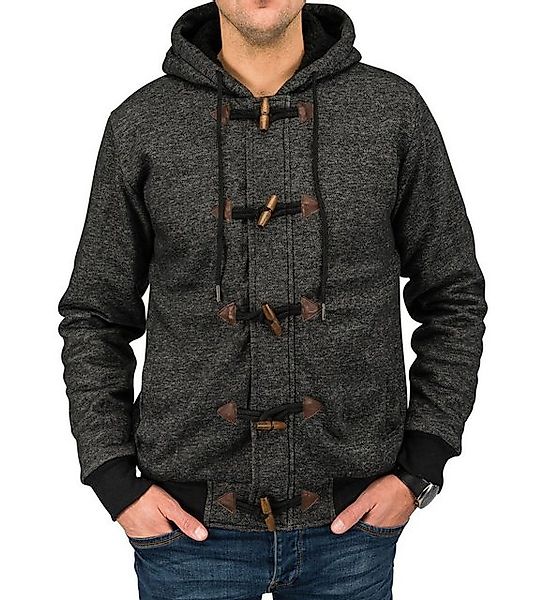 Egomaxx Hoodie Meliert Zip Cardigan (1-tlg) günstig online kaufen