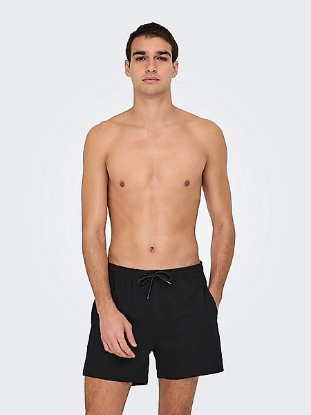 ONLY & SONS Badeshorts ONSTED LIFE SOLID SEERSUCKER SWIM NOOS günstig online kaufen