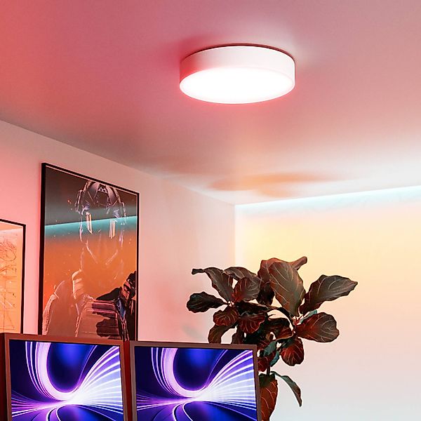 EGLO connect Smart-LED-Deckenlampe Gallizzi-Z, weiß, Ø39cm günstig online kaufen