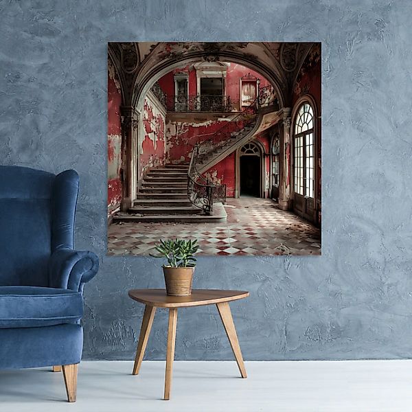 queence Acrylglasbild »Ruine«, Architektonische Elemente-Elemente der Archi günstig online kaufen