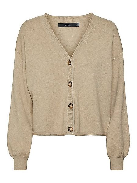 Vero Moda Strickjacke VMGold (1-tlg) Drapiert/gerafft günstig online kaufen