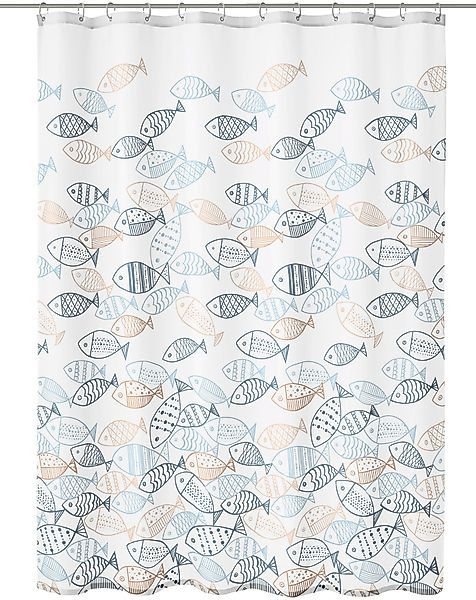 Kleine Wolke Duschvorhang Sardinas Breite 180 günstig online kaufen