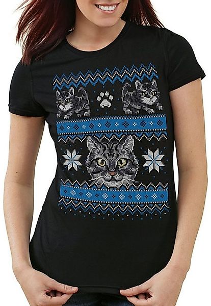 style3 T-Shirt Kitten Christmas Jumper kater samtpfote x-mas pulli weihnach günstig online kaufen