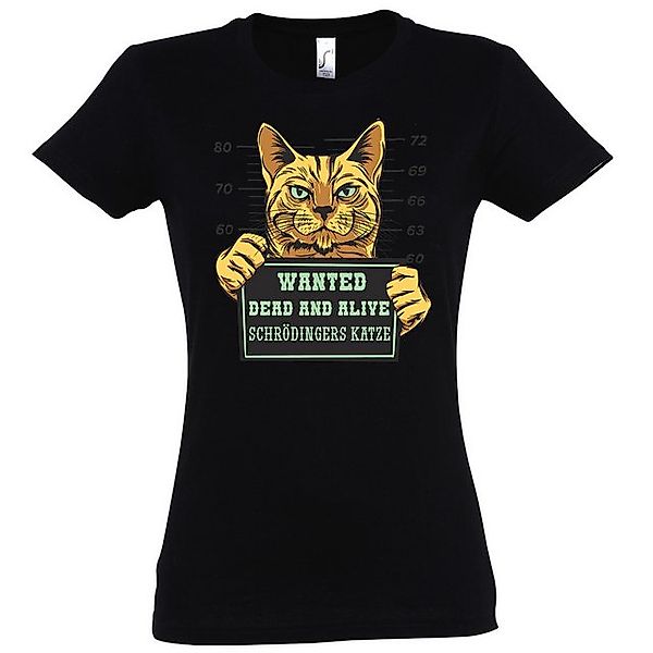 Youth Designz Print-Shirt Wanted Katze Damen T-Shirt mit modischem Frontpri günstig online kaufen