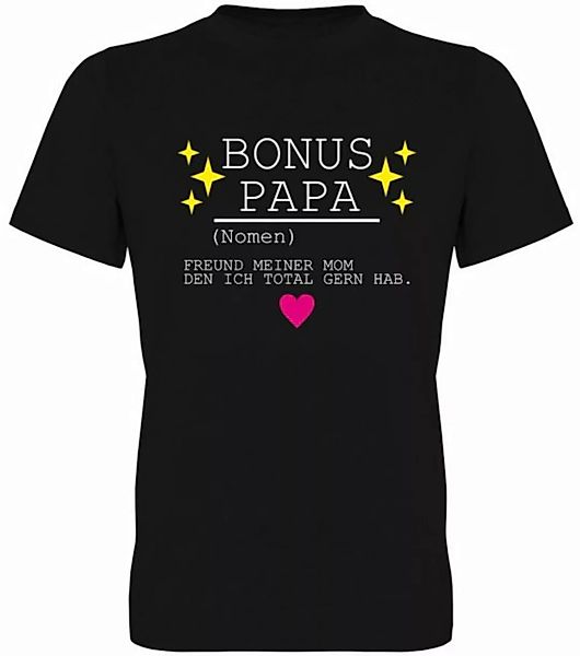 G-graphics T-Shirt Bonus Papa – Freund meiner Mom, den ich total gern hab. günstig online kaufen