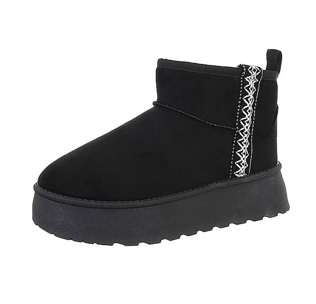 Ital-Design Damen Snowboots Freizeit Snowboots (87417879) Flach Stiefelette günstig online kaufen