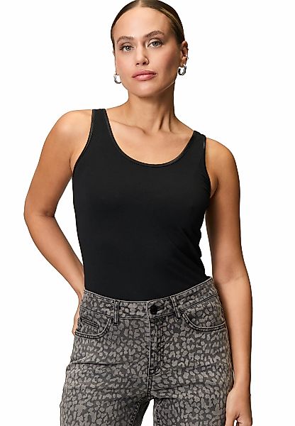 Zero Tanktop zero Baumwoll-Top mit Rundhalsausschnitt günstig online kaufen
