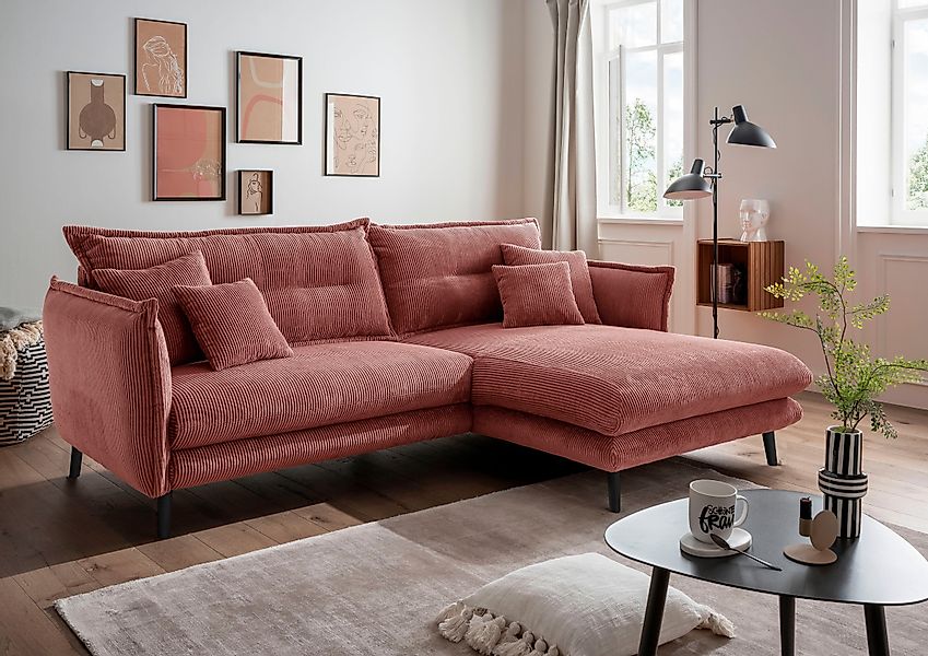 INOSIGN Ecksofa Lazio modernes Design, bequem, günstig online kaufen