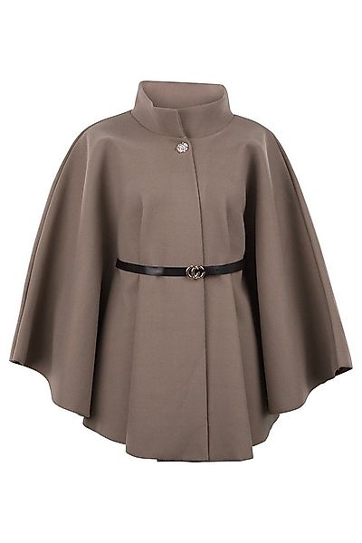 malito more than fashion Kurzmantel Cape mit Gürtel 4570 eleganter Cape-Pon günstig online kaufen
