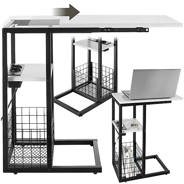 tectake Beistelltisch Laptop-Beistelltisch (1-St., 1 tlg), günstig online kaufen