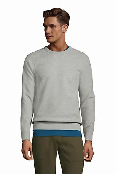 Sweatshirt mit Waffelstruktur, Herren, Größe: XL Normal, Grau, Jersey, by L günstig online kaufen