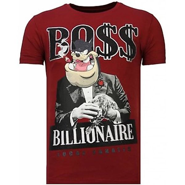 Local Fanatic  T-Shirt Billionaire Boss Strass günstig online kaufen