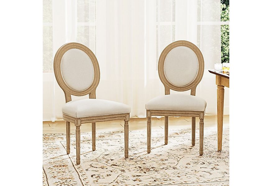 FiveWillowise Esszimmerstuhl Retro-Polsterstühle 2er-Set, Küchenstühle mit günstig online kaufen