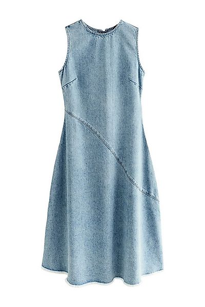 Next Jeanskleid Ärmelloses Denim-Maxikleid (1-tlg) günstig online kaufen