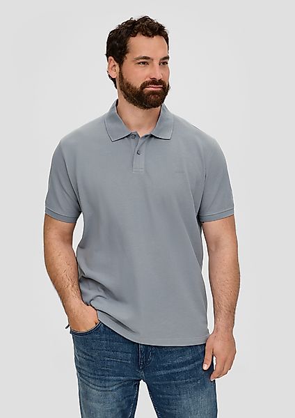 s.Oliver Kurzarmshirt Poloshirt aus Baumwollpiqué Stickerei günstig online kaufen