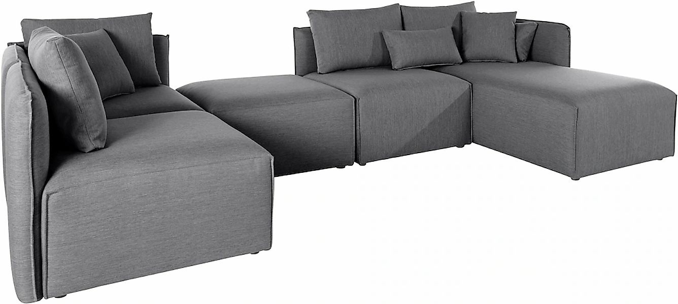 OTTO home Wohnlandschaft "Nöre U-Form" 5 Teile, in vielen Bezugsqualitäten günstig online kaufen