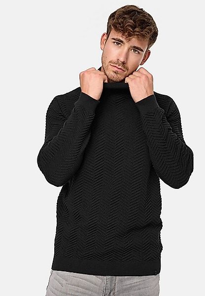 Indicode Rollkragenpullover Herren Saini Strickpullover Herrenpullover günstig online kaufen