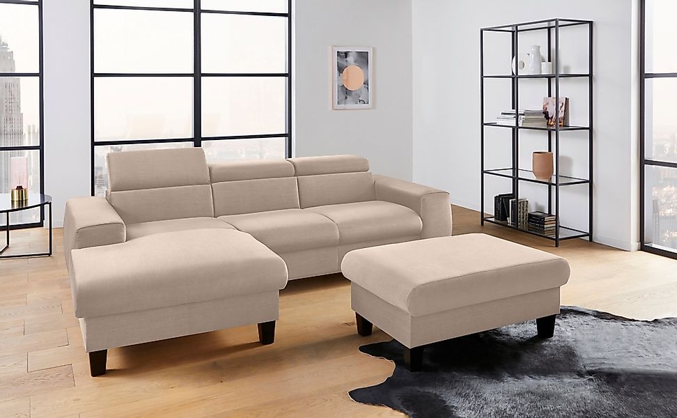 COTTA Polstergarnitur "Morven L-Form", (Set), Set bestehend aus: Ecksofa mi günstig online kaufen