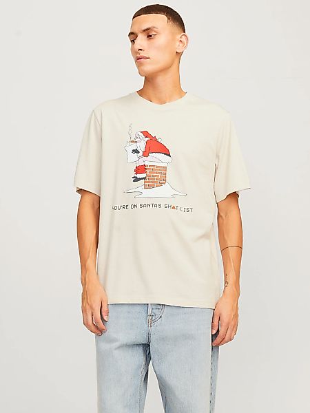 Jack & Jones Rundhalsshirt "JJXMAS FUNNY TEE SS CREW NECK" günstig online kaufen