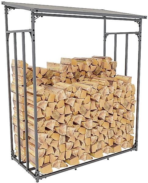 CLP Kaminholzregal Unterstand Ruston M, BxTxH:130x70x165 günstig online kaufen