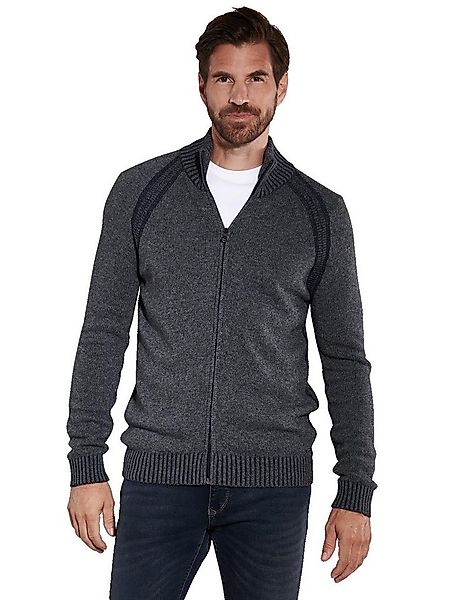 Engbers Cardigan engbers Herren Cardigan strukturiert, Dunkelgrau günstig online kaufen