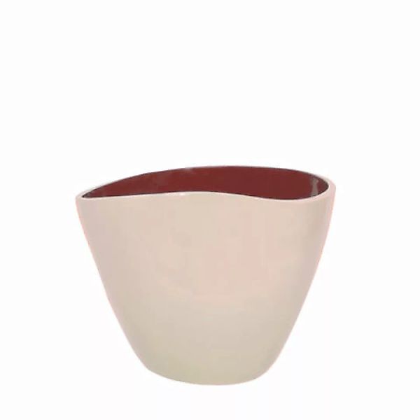 Vase Double Jeu keramik weiß / Small - H 21 cm - Maison Sarah Lavoine - Wei günstig online kaufen