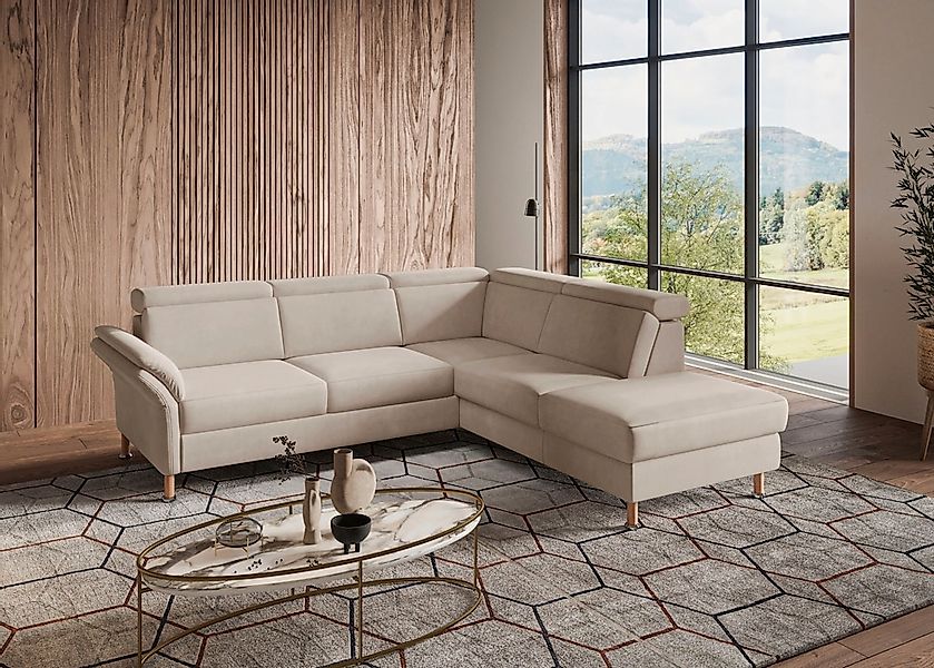 Home affaire Ecksofa »Calypso L-Form«, mit Relaxfunktion motorisch im Sofa günstig online kaufen