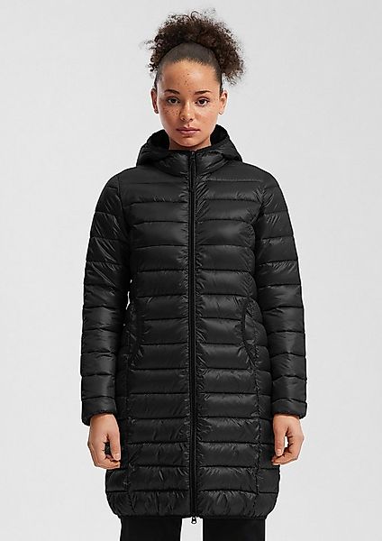 QS Wintermantel Outdoor-Mantel Leicht wattierter Steppmantel mit Kapuze günstig online kaufen