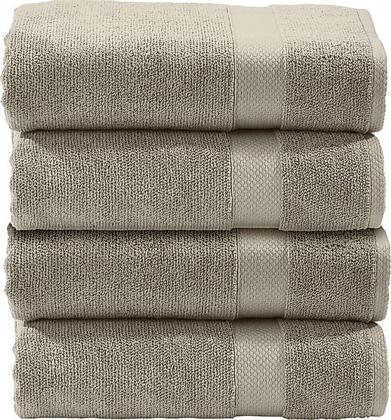 done.® Gästehandtuch Deluxe, Zwirnfrottee (Set, 4-St), günstig online kaufen