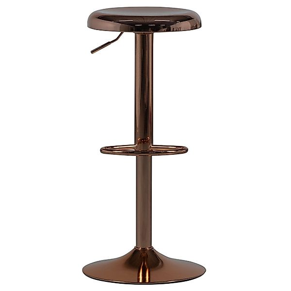 WOOOD Barhocker Isaac aus Metall, Kupfer günstig online kaufen