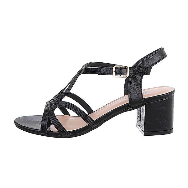 Ital-Design Damen Elegant Sandalette Blockabsatz Sandalen günstig online kaufen
