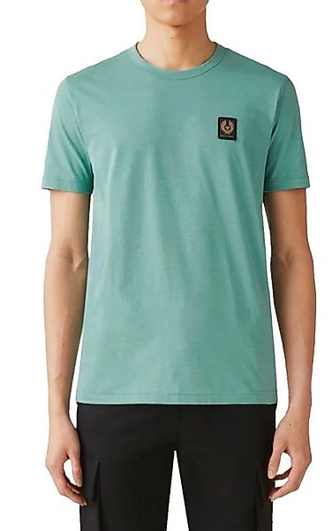 Belstaff T-Shirt Retro 1924 Patch Regular Fit Shirt Gesticktem Rand versehe günstig online kaufen