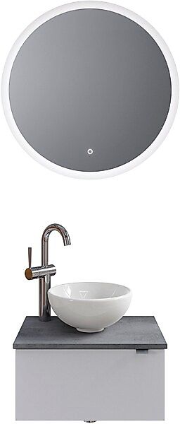 Saphir Badmöbel-Set »Serie 6915«, (4 St.), Gäste-Bad, mit LED-Spiegel und 1 günstig online kaufen