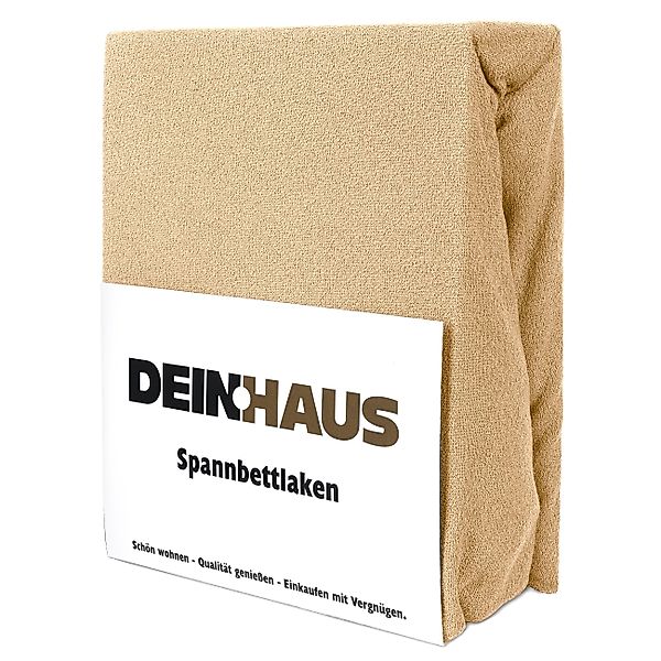 DH DEIN . HAUS Spannbettlaken Frottee günstig online kaufen