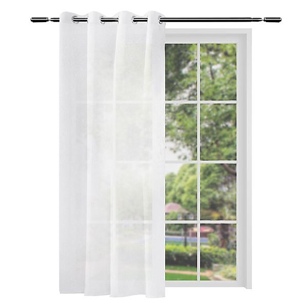 Woltu Gardine, Ösen (2 St), halbtransparent, günstig online kaufen
