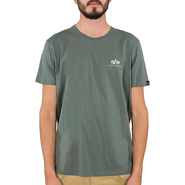 Alpha Industries Basic Small Logo Kurzärmeliges T-shirt 3XL Vintage Green günstig online kaufen
