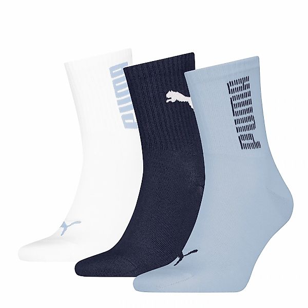 PUMA Socken "PUMA UNISEX RIB LOGO SHORT SOCK 3P" 3er Pack günstig online kaufen