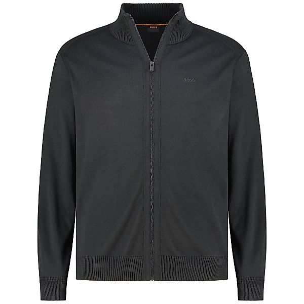 BOSS Strickjacke aus Wollmischung Farbe schwarz Größe: 5XL günstig online kaufen