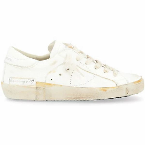 Philippe Model  Sneaker BTLD VG12 TEMPLE LOW-VEAU GLITTER BLANC ORO günstig online kaufen