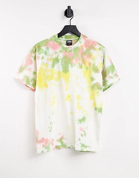 Obey – Oversize-T-Shirt mit Bleichmuster-Neutral günstig online kaufen