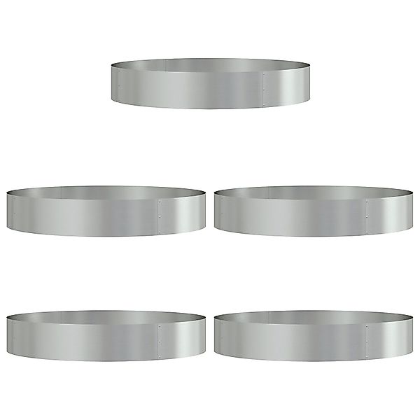 vidaXL Blumentopf Verzinkte Metallpflanzer Verzinkt Verzinktes günstig online kaufen