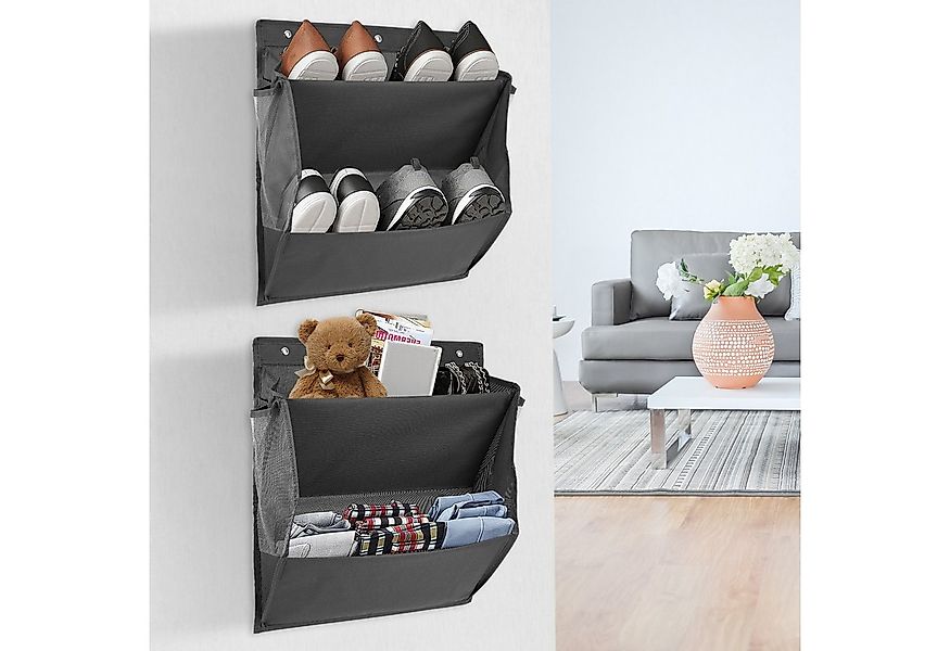 BlingBin Schuhregal 2 Stück Schuhregal Wandmontage, Schuhregal Wand mit Hak günstig online kaufen