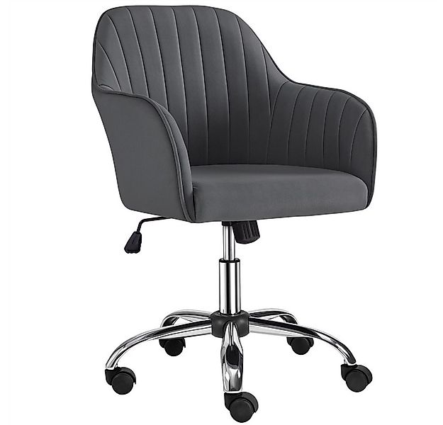 Yaheetech Drehstuhl Bürostuhl höhenverstellbar drehbar, Polsterstuhl ergono günstig online kaufen