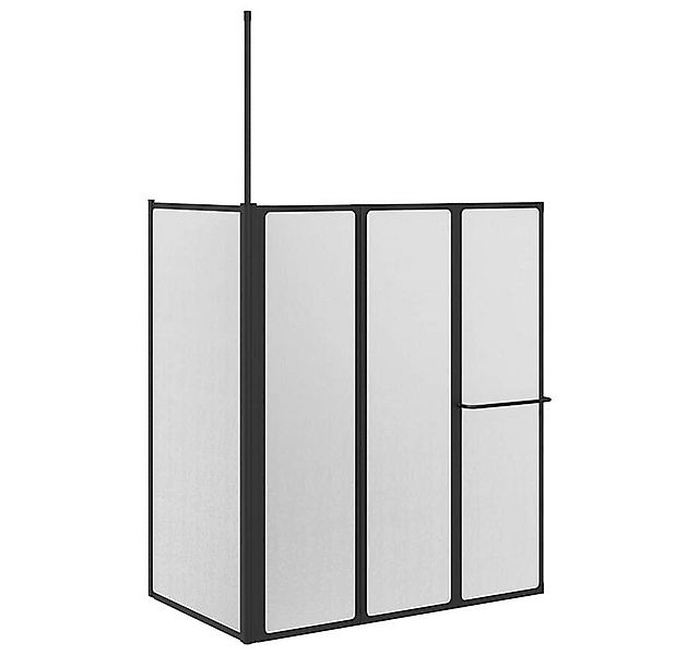 vidaXL Duschwand Duschwand Weiß 120 x 70 x 137 cm Aluminium, (1 tlg) günstig online kaufen